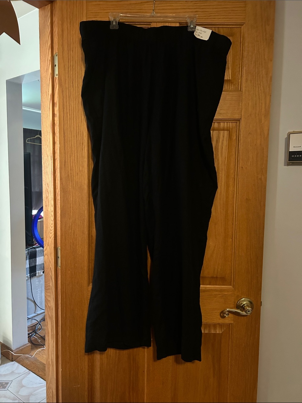 NWT Abercrombie & Fitch Ultra High Rise Wide Leg 55% Linen Pants | Size XXL Long - Picture 2 of 5